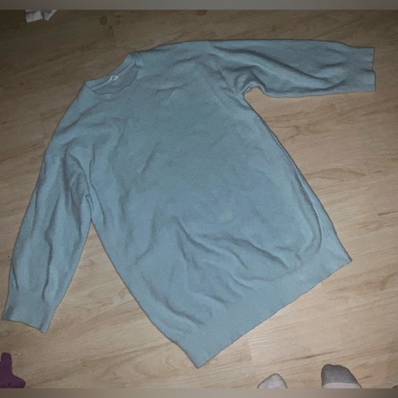 Anthropologie (Daily Practice) Blue Sweater Dress - Picture 5 of 7